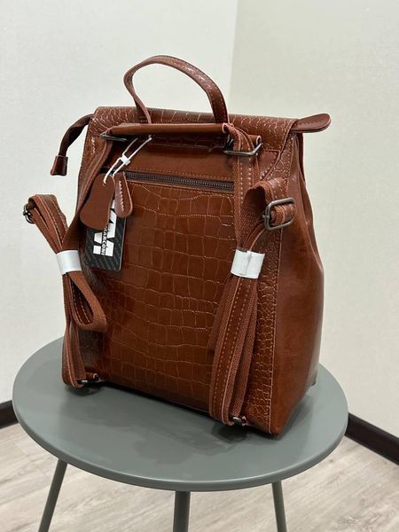 Женский рюкзак коричневый натуральная кожа 7222/1 2828132398 фото