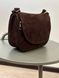 Сумка жіноча натуральна замша коричнева 113045/1 113045/1 фото 3