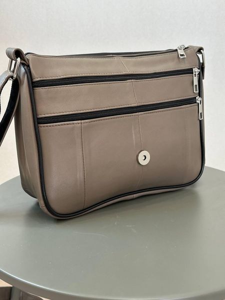 Сумочка женская тауп натуральная кожа 105068 3216060919 фото